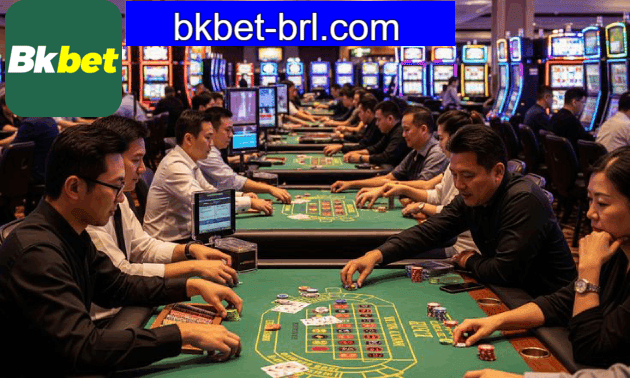 Painel de transmissão ao vivo bkbet com chat da comunidade e indicador de espectadores