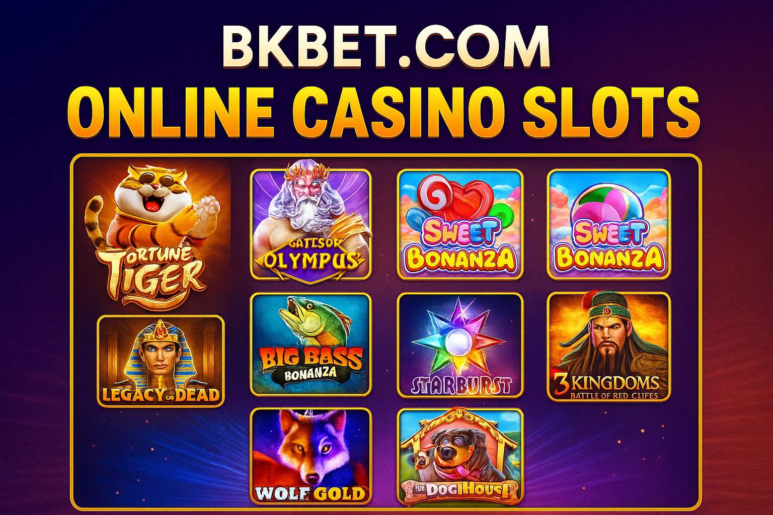 Jogos de Slot no Casino Online BKBET.COM