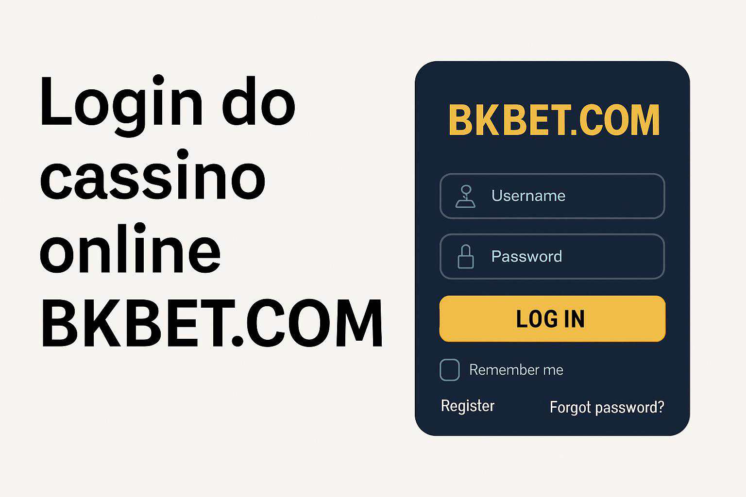 Login no Cassino BKBET.COM